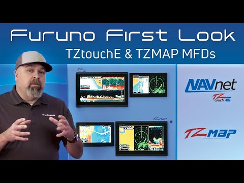 First look at Furuno's TZtouchE and TZMAP Multi Function Displays