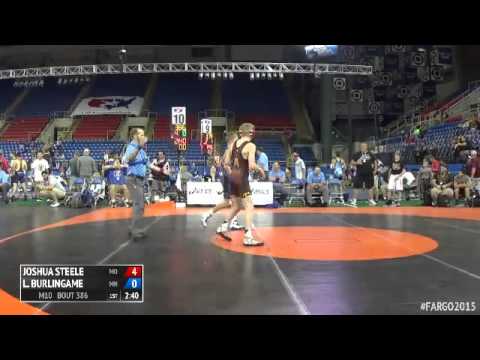 113 Cons. Round 2 - Landon Burlingame (Minnesota) vs. Joshua Steele (Missouri)