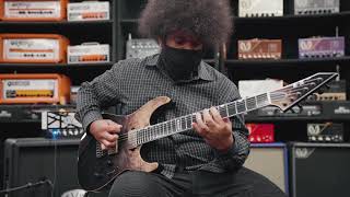 Video thumbnail for ESP E-II M-II NT Black Natural Fade Guitar Demo (No Talking) by Chuck Levin's Washington Music Center