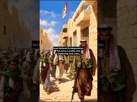 The 1948 Arab-Israeli War: Birth of Israel and the Refugee Crisis#israel #shorts#viral#palestine