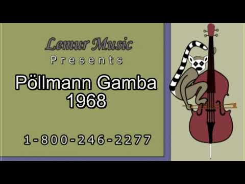 Pollmann Gamba-style Double Bass 1968
