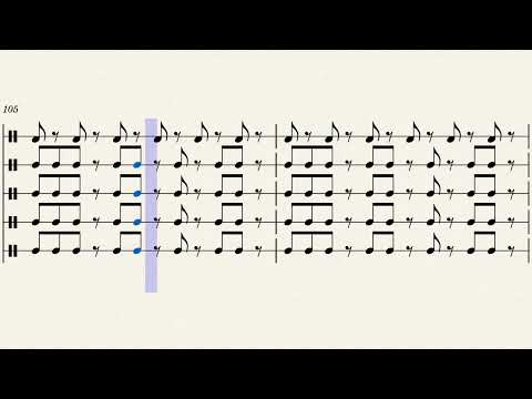 Music for Pieces of Wood – Steve Reich