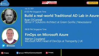 FinOps on Microsoft Azure and Build real-world traditional AD Lab in A