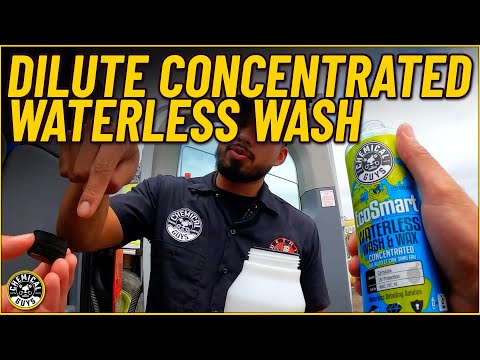 How To Dilute Your Waterless Wash Into An Atomizer! - QUICK TUTORIAL -  Chemical Guys
