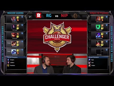 Ninjas in Pyjamas vs Reason Gaming | Game 2 SemiFinals of EU Challenger Series #2 | NIP vs RG G2