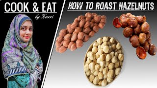 The Fastest & Easiest Way To Remove Skin From Hazelnuts | Roasted Hazelnuts | How to peel skin