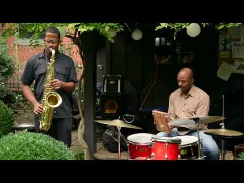 James Brandon Lewis & Chad Taylor - at 6BC Gardens - Arts for Art, NYC - October 2 2016