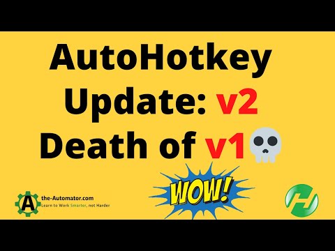 Update to v2 and Death of AutoHotkey v1