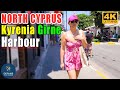North Cyprus Walking Tour 4K | Girne Harbour (Kyrenia Harbour)