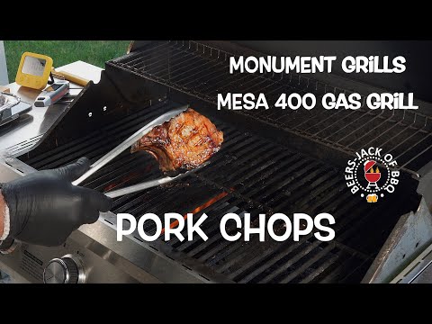 Thick Cut Pork Chops! How to on the Gas Grill!