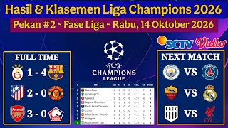 Download lagu Hasil Liga Champions Tadi Malam - Galatasaray vs Barcelona - Fase Liga UCL 2026/2027 Pekan 2 mp3