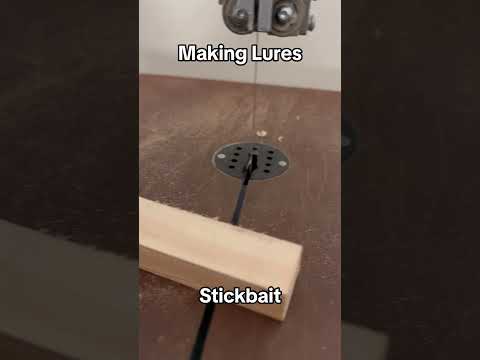 Making Lures - Stickbait Part 1 #fishing #handmadelure #fishingmethods #woodscraft #fishinglures