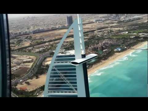 Burj al Arab Helicopter landing HD