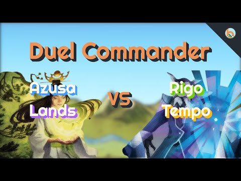 Azusa Lands. vs. Rigo Tempo [Duel Commander-EDH] - Magic: The Gathering