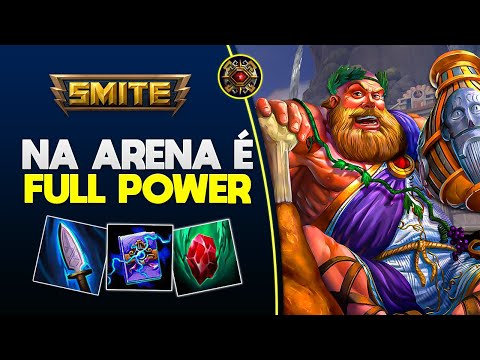 Na arena é sempre FULL POWER ou NADA! BACO/BACCHUS - ⚡ Smite BR Arena