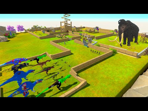CARNIVORE DINOSAURS RELEASE PREHISTORIC MAMMALS - Animal Revolt Battle Simulator