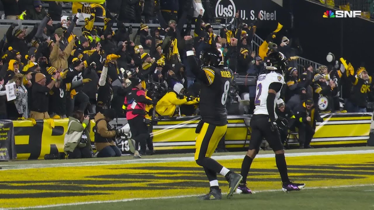 Rodgers dots up Freiermuth! Sets up Steelers' TD