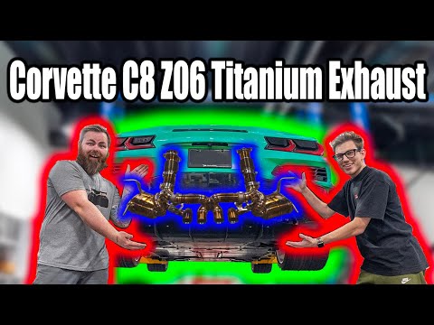 C8 Z06 Full Titanium Valved Exhaust Sound! - Valvetronic Exhaust