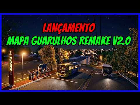 🔴Gameplay Novo Mod Mapa Guarulhos Remake V2.0 | Linha 720VP |  Proton Bus Simulator | Mods | PBSU