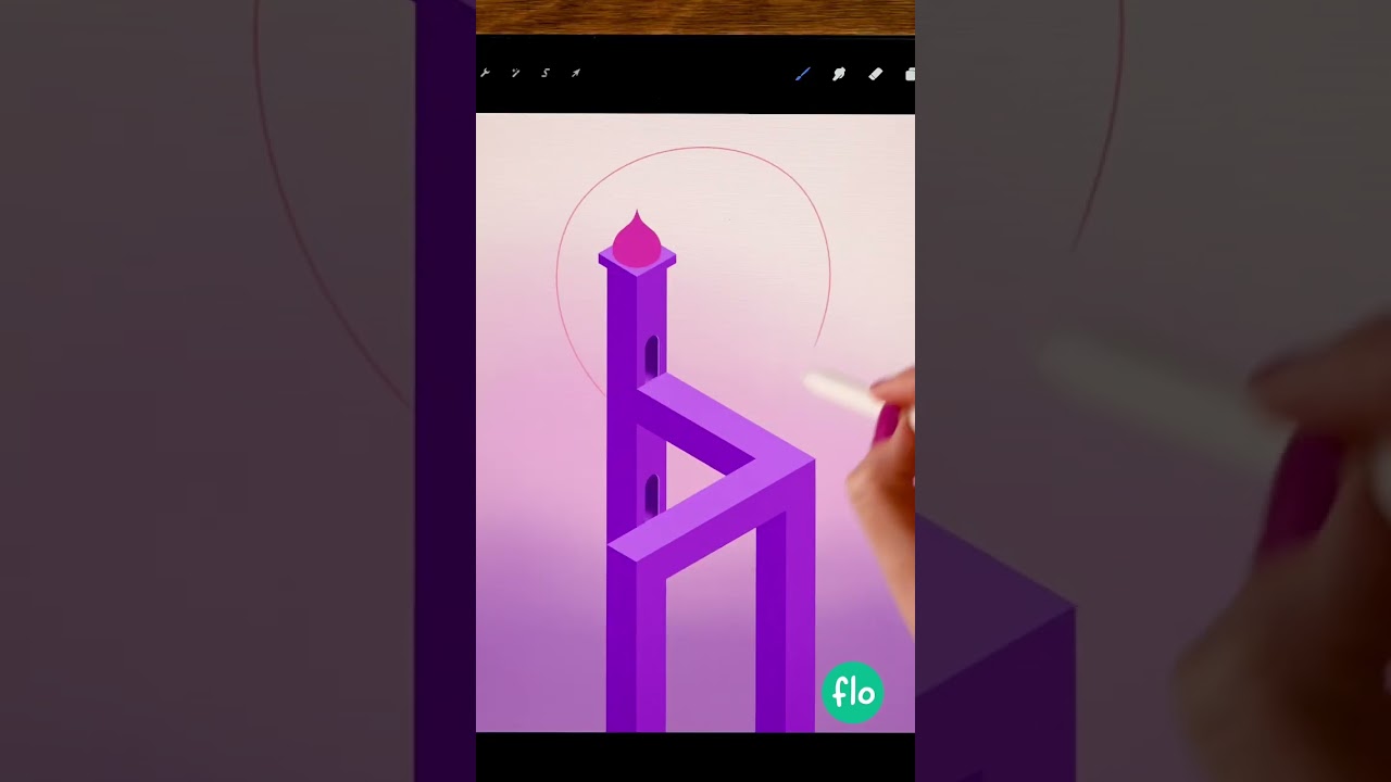 Go Isometric! #procreate #tutorial