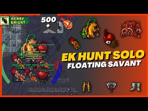 TIBIA: EK HUNT SOLO #86 FLOATING SAVANT (THE EXTENSION SITE)
