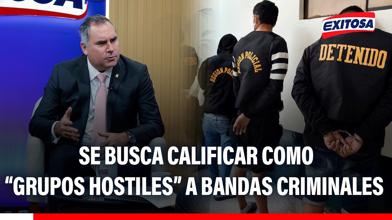 🔴🔵 Mindef: Facultades legislativas se busca calificar como "Grupos Hostiles" a bandas criminales