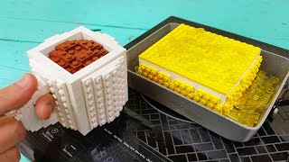 Lego Breakfast and Coffee | Lego In Real Life | Stop Motion Cooking & ASMR