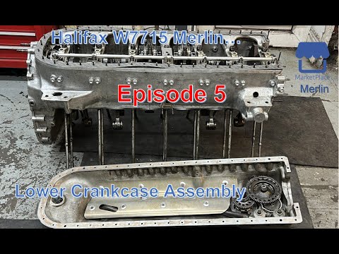 Halifax W7715 Merlin Engine. EP5. Lower Crankcase (The Facebook Marketplace Merlin)