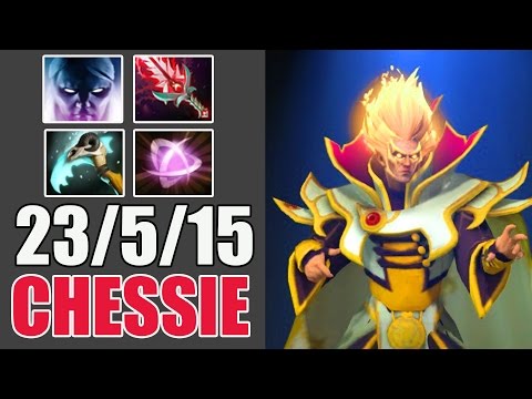 CRIT Invoker - Chessie 8k MMR Plays Invoker WITH Bloodthorn and Scythe Combo in Ranked - Dota 2