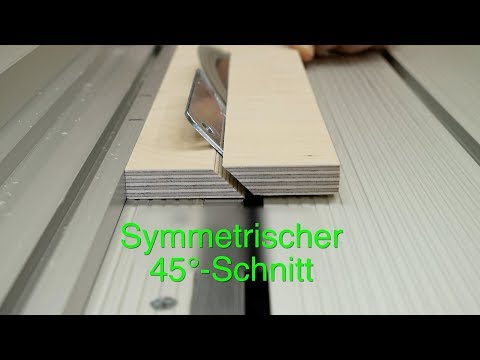 Symmetrical 45-degree cuts on the circular saw | ZWT #21