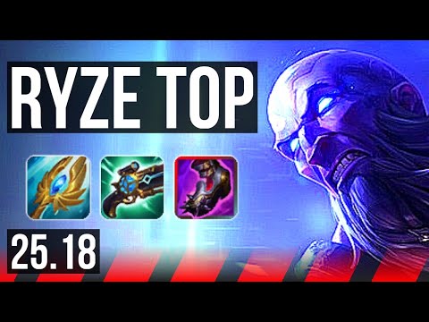 RYZE vs CASSIOPEIA (TOP) | BR Grandmaster | 25.18