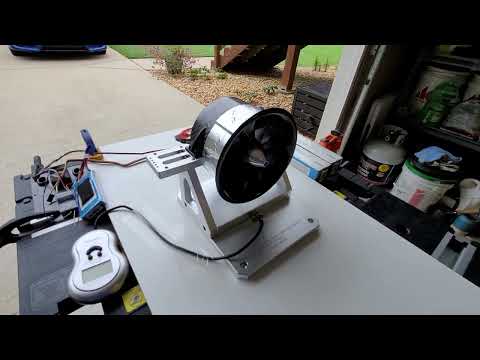 Ejets Jetfan Pro 120mm EDF thrust test (with and without thrust ring)