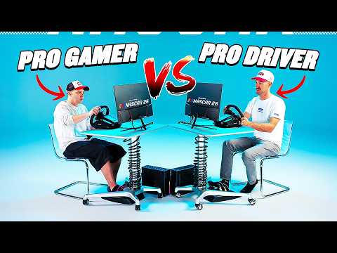 PRO DRIVER vs PRO GAMER: Who Will Win a Virtual Race?