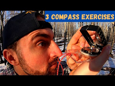 3 Exercises: Learning How to Use A Compass for Orienteering.