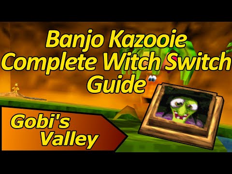 Getting the Witch Switch Jiggy in Gobi's Valley  - Banjo Kazooie Witch Switch Guide