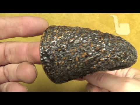 Pipa Brebbia First Calabash Rocciata "Bordo Liscio"- filtro 9mm