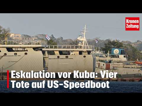 Escalation off Cuba: Four dead on US speedboat | krone.tv NEWS