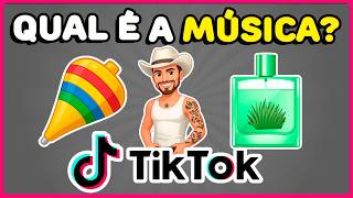 ADIVINHE A MÚSICA DO TIKTOK COM EMOJIS 🎵 + Quem está CANTANDO? DESAFIO TIKTOK MUSICAL #quiz