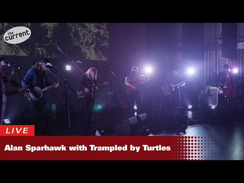 Alan Sparhawk with Trampled by Turtles in concert at the Fitzgerald Theater in St. Paul, Minnesota