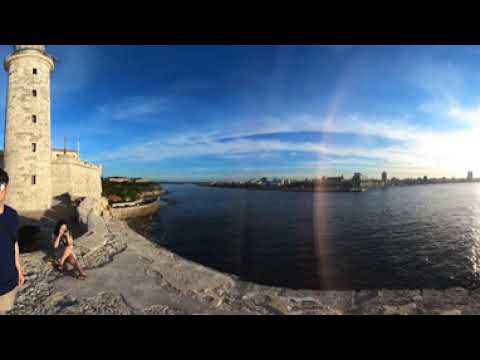 쿠바 모로성 at Castillo del Morro, Havana, Cuba (360 VR Gopro)
