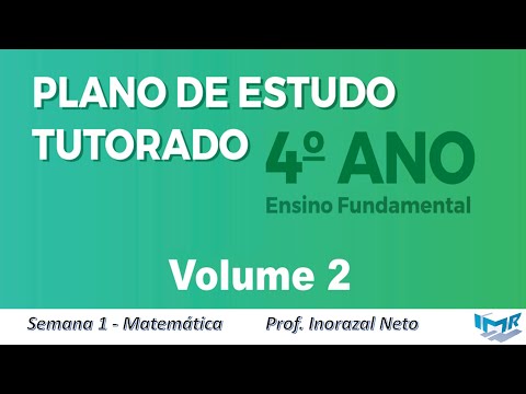 PET Volume 2 - 4º Ano Fundamental - Semana 1 - Matemática