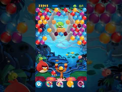 Angry Birds POP Bubble Shooter - Level 112. Gameplay Android walkthrough