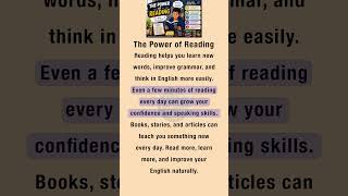 Why You Should Read Every Day || Improve English Skills || #learnenglish #englishpractice