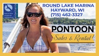 preview picture of video 'Sweetwater Pontoon Sales and Rental - Round Lake Marina - Hayward WI 54843 - 715-462-3327'