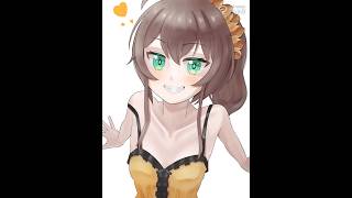 夏色まつりイラストタイムラプス #イラスト #art #イラストメイキング #タイムラプス #drawing #illustration #夏色まつり #hololive