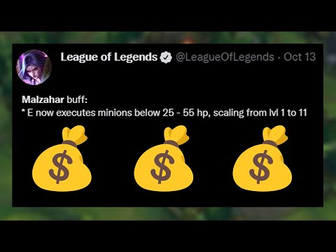 Riot gave Malzahar the change we needed..