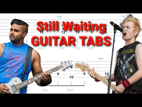 Thumbnail for Sum 41 - Still Waiting | Rhythm & Lead GUITAR TABS | Cover | Tutorial | Lesson by Dave Baksh