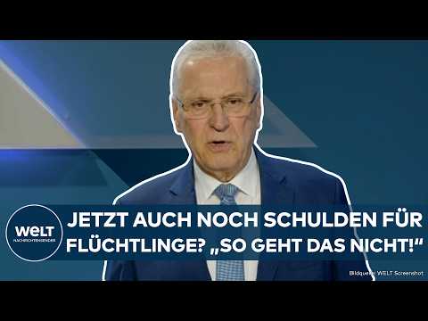 DEUTSCHLAND: Berlin plant Schulden für Flüchtlinge! Klare Kante von CSU-Innenminister Herrmann