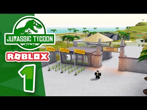 BUILDING A DINOSAUR PARK - Roblox Jurassic Tycoon #1 - YouTube
