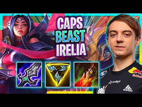 CAPS IS A BEAST WITH IRELIA! | G2 Caps Plays Irelia Mid vs Rumble! | Preseason 2023